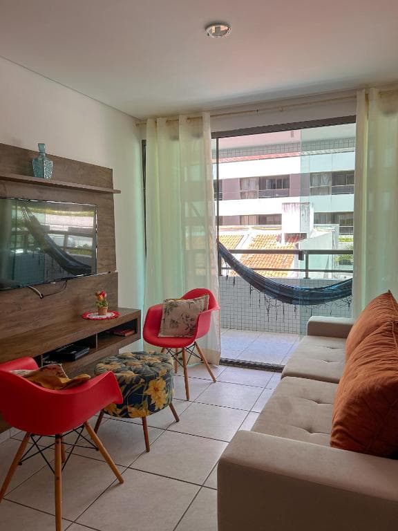 Apartamento com vista definitiva para o mar em Cabo Branco, João Pessoa